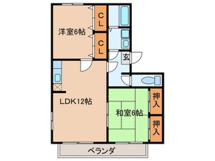 エクセル東櫛原の物件間取画像